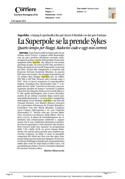 Rassegna stampa