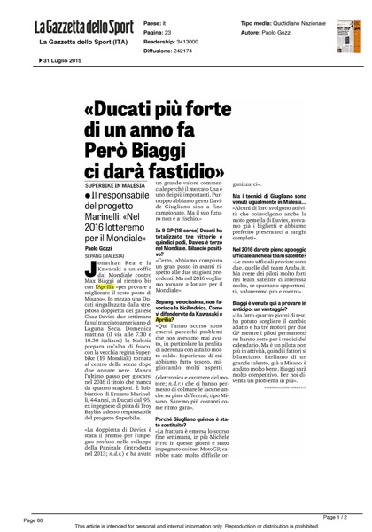 Rassegna stampa