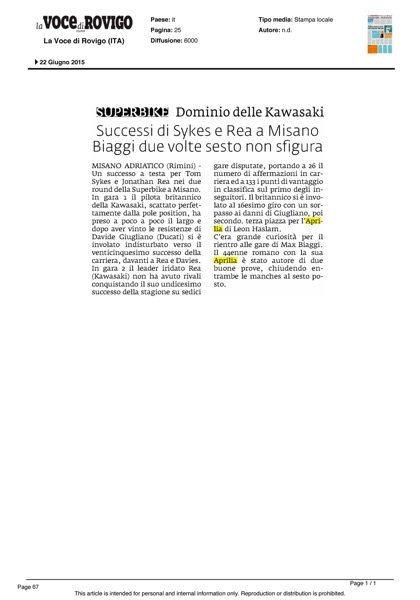 Rassegna stampa