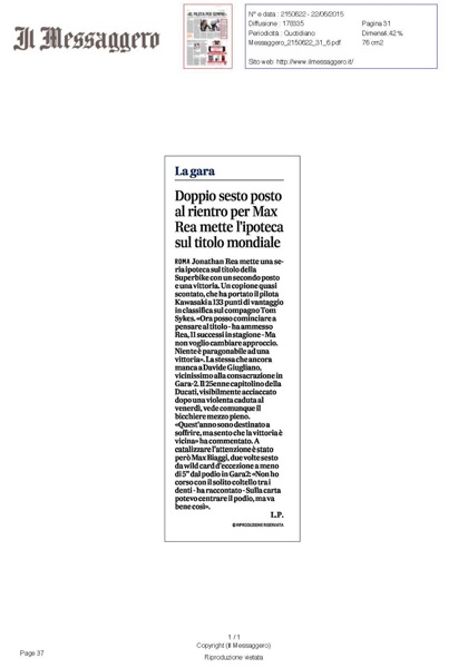 Rassegna stampa