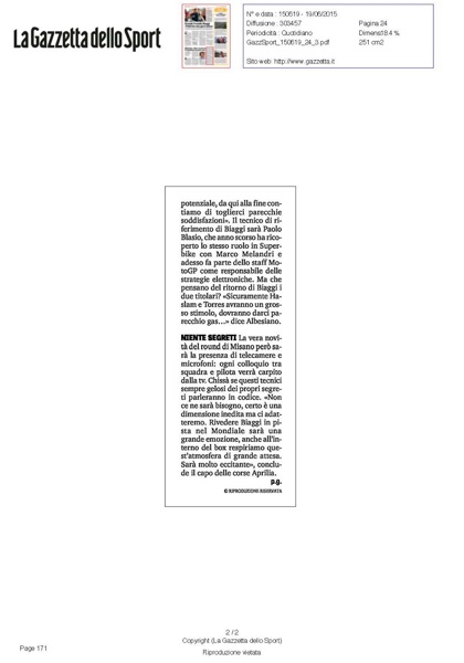 Rassegna stampa