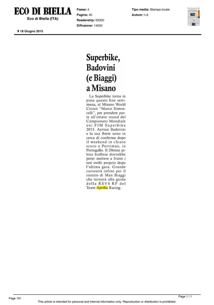 Rassegna stampa