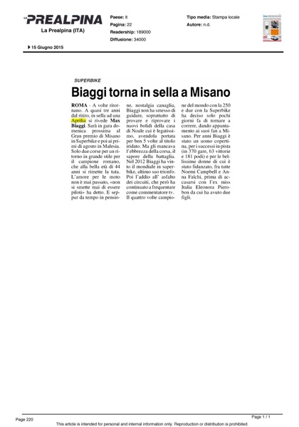 Rassegna stampa